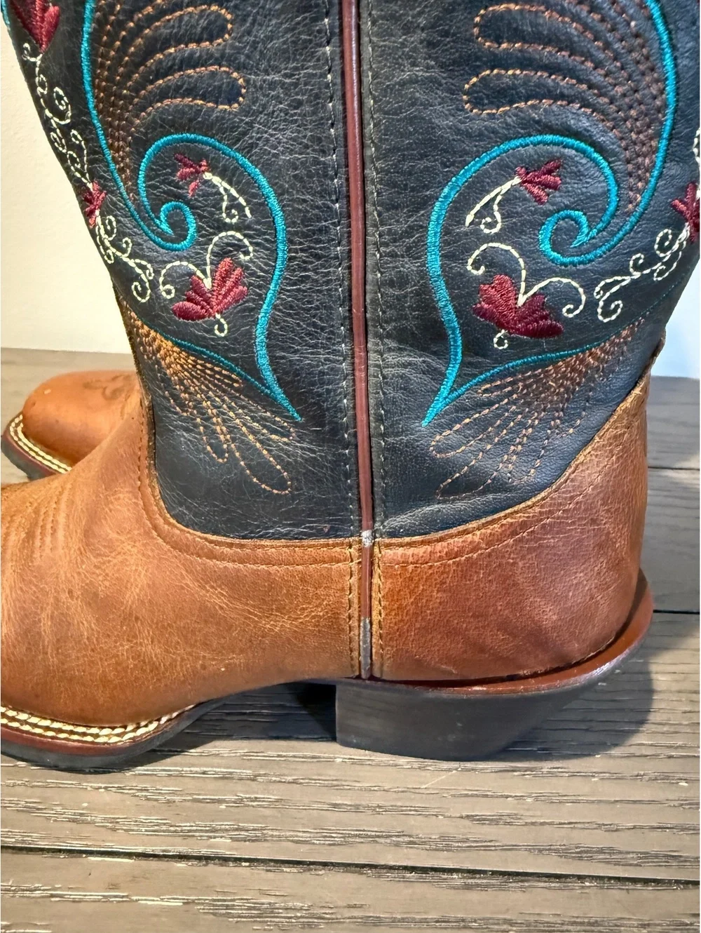 Tony Lama Women’s Western Cowboy Boots Size 8.5